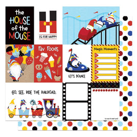 Go See Ride - Magical Vacation Double-Sided Cardstock 12"X12"