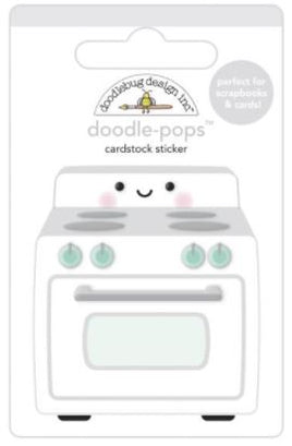Doodlebug Doodle-Pops 3D Stickers - What's Cookin'?
