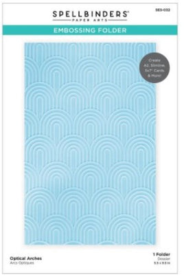 Optical Arches - Be Bold - Spellbinders Embossing Folder