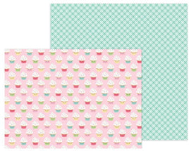 Made With Love Double-Sided Cardstock 12"X12" - Cupcake Cuties