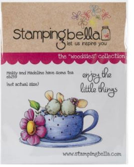Maisy & Madeline Have Some Tea - Stamping Bella Cling Stamps
