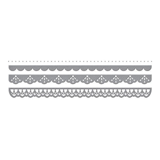 Spellbinders Etched Dies  Romantic Slimline Borders