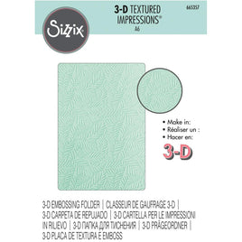 Leaf Pattern - Sizzix 3D Textured Impressions