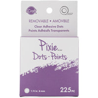 Removable 1/4" 225/Pkg - iCraft Pixie Dots Adhesive Dots