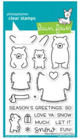 Snow Much Fun - Lawn Fawn Clear Stamps 4"x6"
