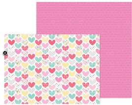 Made With Love Double-Sided Cardstock 12"X12" - Heartwarmer