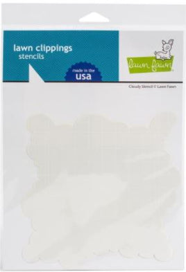 Cloudy - Lawn Fawn Clippings Stencils