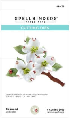Spellbinders Etched Dies   Dogwood- Garden Favorites