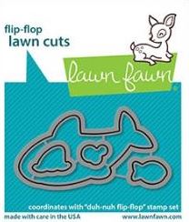 Lawn Cuts Custom Craft Die-Duh-Nuh Flip-Flop