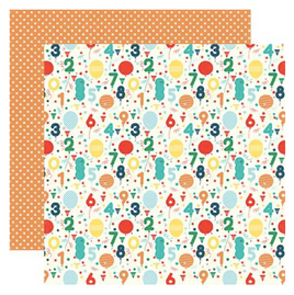 Echo Park Happy Birthday Age is Just a Number 12x12 Double Sided Patterned Paper