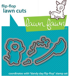 Dandy Day Flip-Flop - Lawn Cuts Custom Craft Die