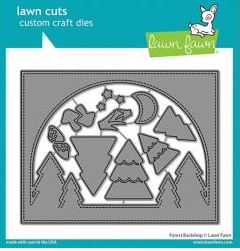 Lawn Cuts Custom Craft Die-Forest Backdrop
