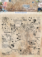 Feelings Of Freedom - JMA Clear Stamp Freedom Background 130x130x3mm 1 PC nr.422