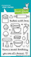 Baked with love - Lawn Fawn Clear Stamp