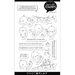 PhotoPlay Say It With Stamps Photopolymer Stamps -A Little Birdie Told Me