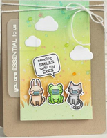 Say What? Masked Critters - Lawn Fawn Clear Stamps 3"X4"