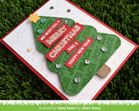 Offset Sayings: Christmas - Lawn Fawn Clear Stamps 4"X6"