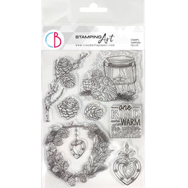 Warm Heart - Ciao Bella Clear Stamp Set 6x8