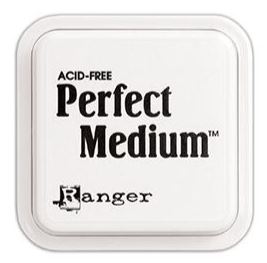 Ranger Perfect Medium Stamp Pad 3"X3"    Clear