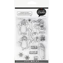 PhotoPlay Say It With Stamps Photopolymer Stamps Penguins At Play