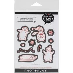 PhotoPlay Say It With Stamps Die Set Penguins At Play