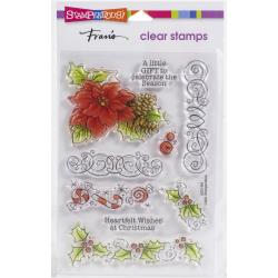 Stampendous Perfectly Clear Stamps Christmas Frame