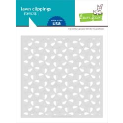 Clover Background - Lawn Clippings Stencils