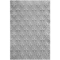 Tile Reflection -Floral Reflection - Spellbinders 3D Embossing Folder 5.5"X8.5"