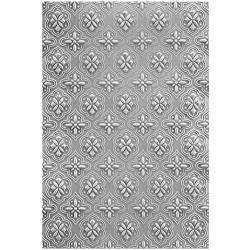 Tile Reflection -Floral Reflection - Spellbinders 3D Embossing Folder 5.5"X8.5"