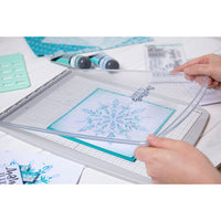 Sizzix Accessory Sticky Grid Sheets 8.25"X11.75" 5/Pkg