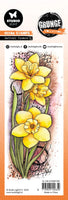 Daffodil Flowers Grunge Collection 68x202x3mm 1 PC nr.396