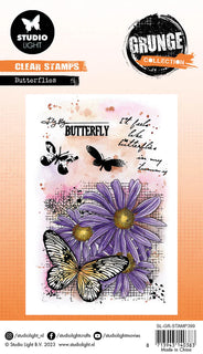 Butterflies Grunge Collection 89x132x3mm 5 PC nr.399