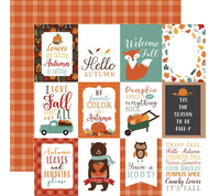 ECHO PARK: Happy Fall - Double-Sided Paper- 3"X4" Journaling Cards