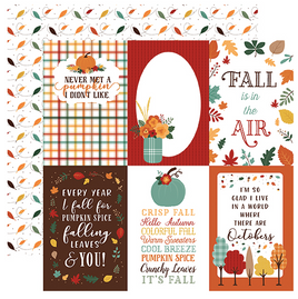 ECHO PARK: Happy Fall - Double-Sided Paper- 4"X6" Journaling Cards