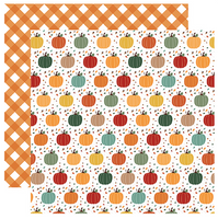 ECHO PARK: Happy Fall - Double-Sided Paper- Pumpkin Spice