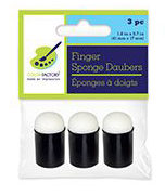 Finger Sponge Daubers 3 pack