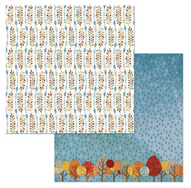 BoBunny - Beautifully Brisk Collection - 12 x 12 Double Sided Paper - Brisk Memories