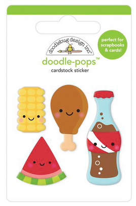 Doodlebug Designs Inc Doodle-Pops Stickers Foodie Friends