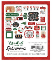 Echo Park  A Gingerbread Christmas Ephemera Die Cut Pieces