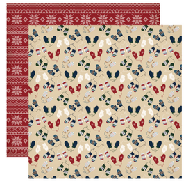 Carta Bella Cabin Fever Collection-Smitten by Mittens 12x12 Paper