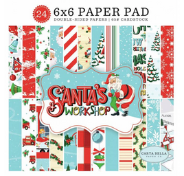 Carta Bella Santas Workshop 6X6 Paper Pad