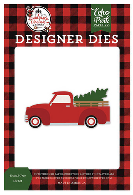 Echo Park A Lumberjack Christmas Truck  Trees Die Set