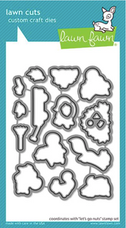 Let's Go Nuts - Lawn Fawn Custom Craft Die