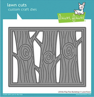 Lift The Flap Tree Backdrop - Lawn Fawn Craft Die