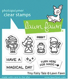 Tiny Fairy Tale - Lawn Fawn Clear Stamps 3"x2"