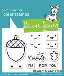 Big Acorn - Lawn Fawn Clear Stamps 3