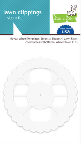 Reveal Wheel: Essential Shapes - Lawn Fawn Templates