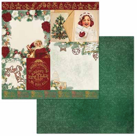 BoBunny - Yuletide Carol Collection - Christmas - 12 x 12 Double Sided Paper - Festive