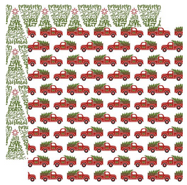 Echo Park - Celebrate Christmas Collection - 12 x 12 Double Sided Paper - Fresh Cut Trees