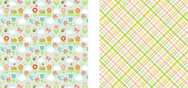 Echo Park -Spring Fling Collection - 12 x 12 Double Sided Paper - Full Bloom